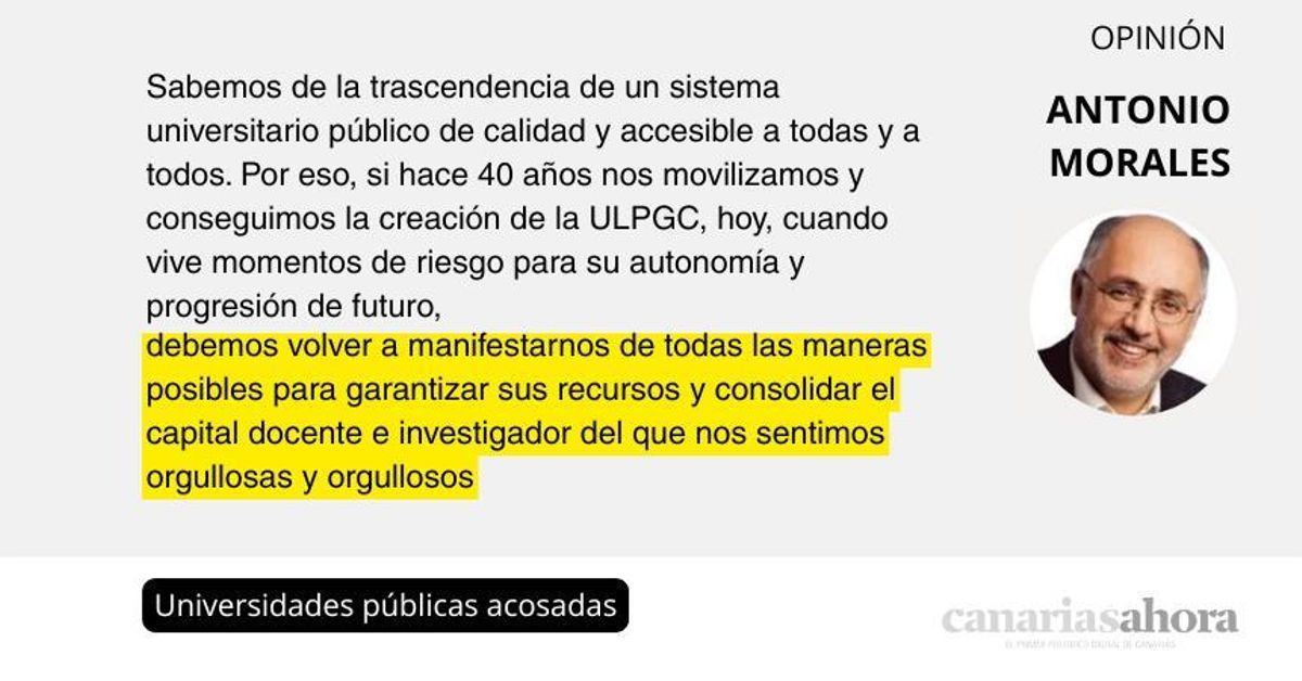 Universidades públicas acosadas