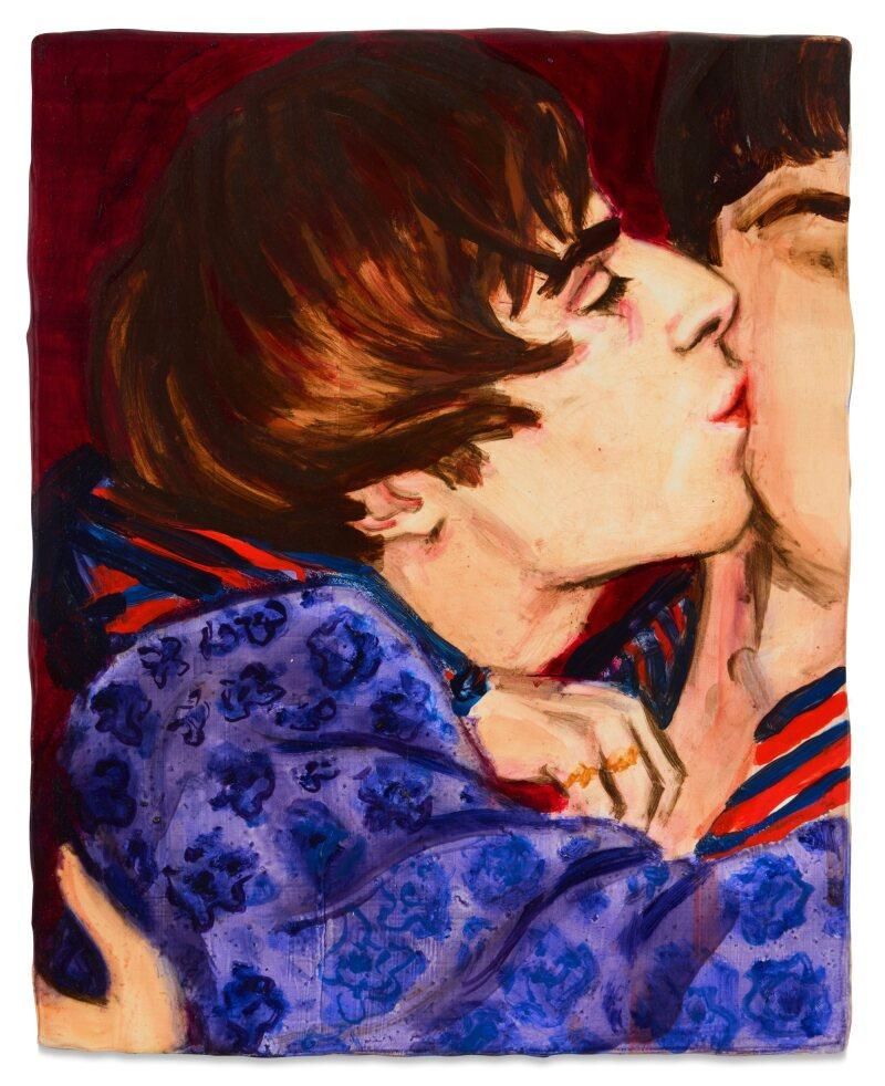 El cuadro de Elizabeth Peyton 'Earl's Court (Liam + Noel)'