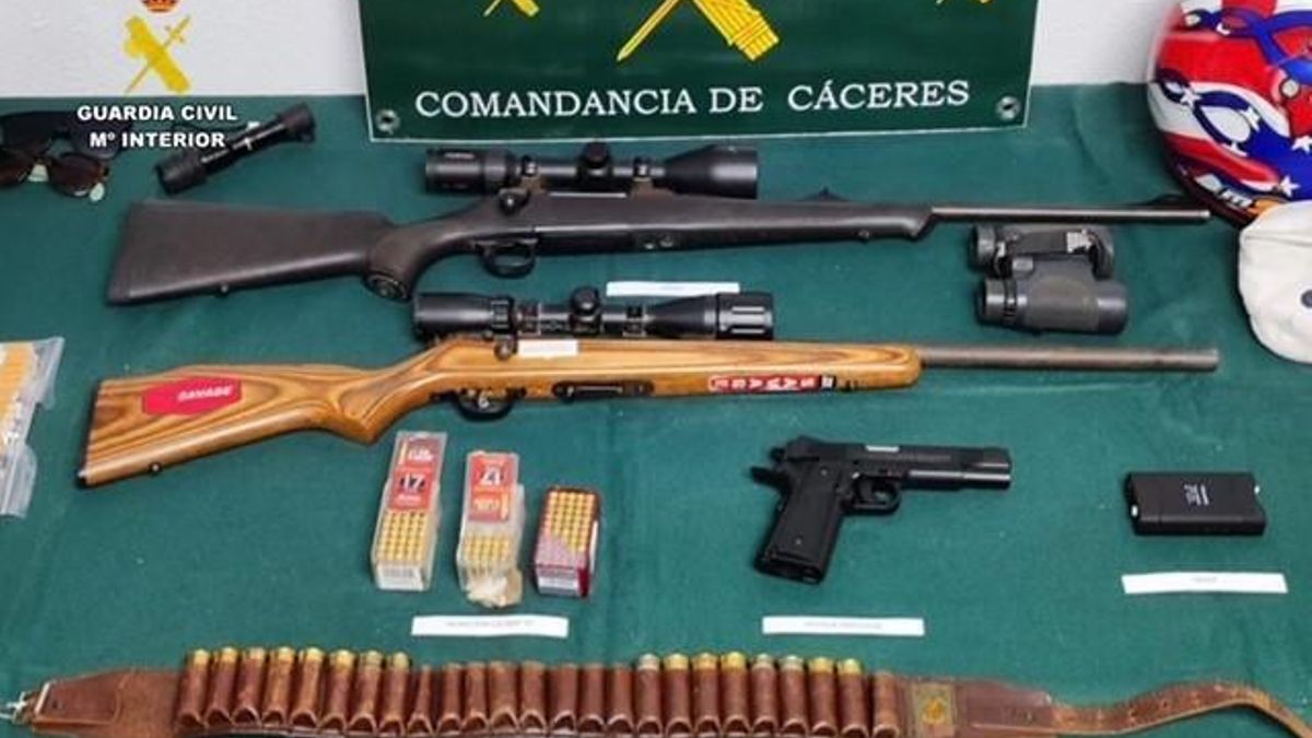 Material incautados a los detenidos