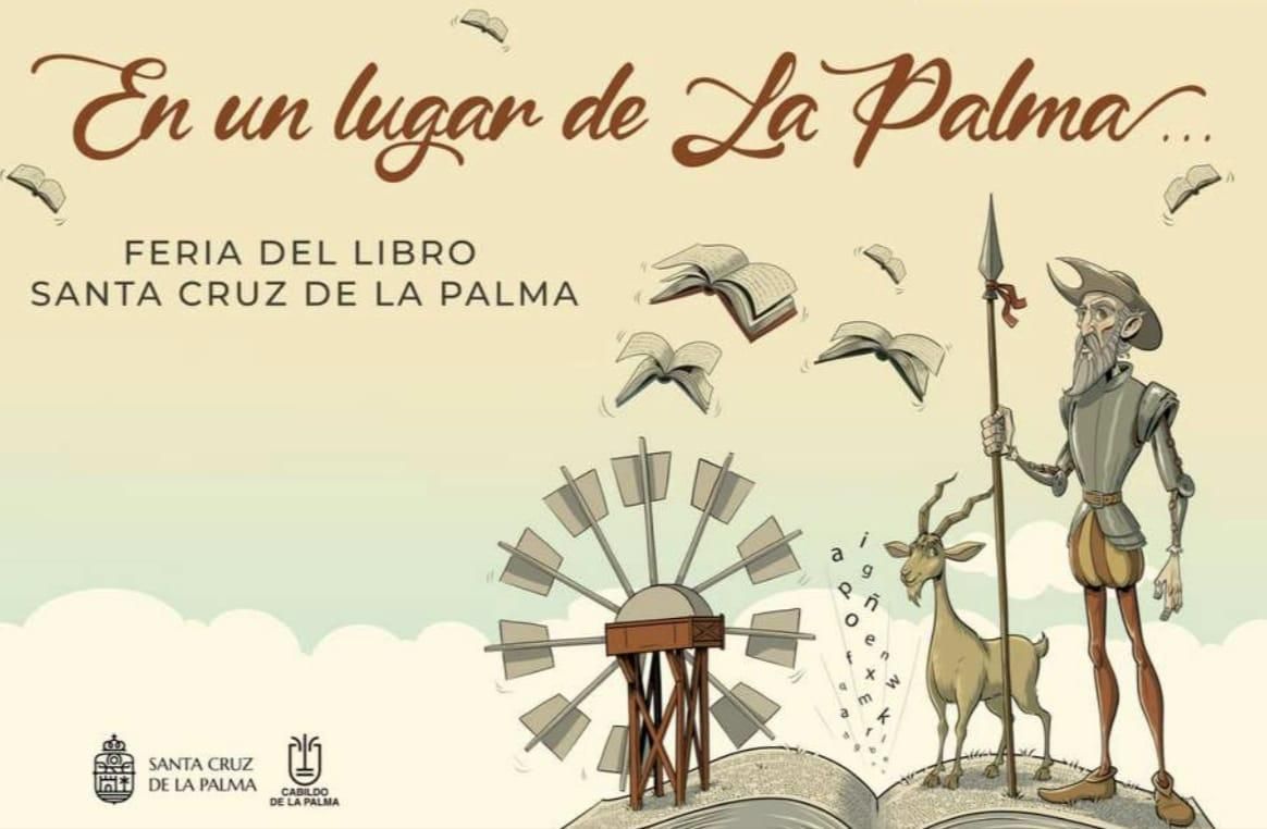 Cartel de la Feria del Libro de Santa Cruz de La Palma.