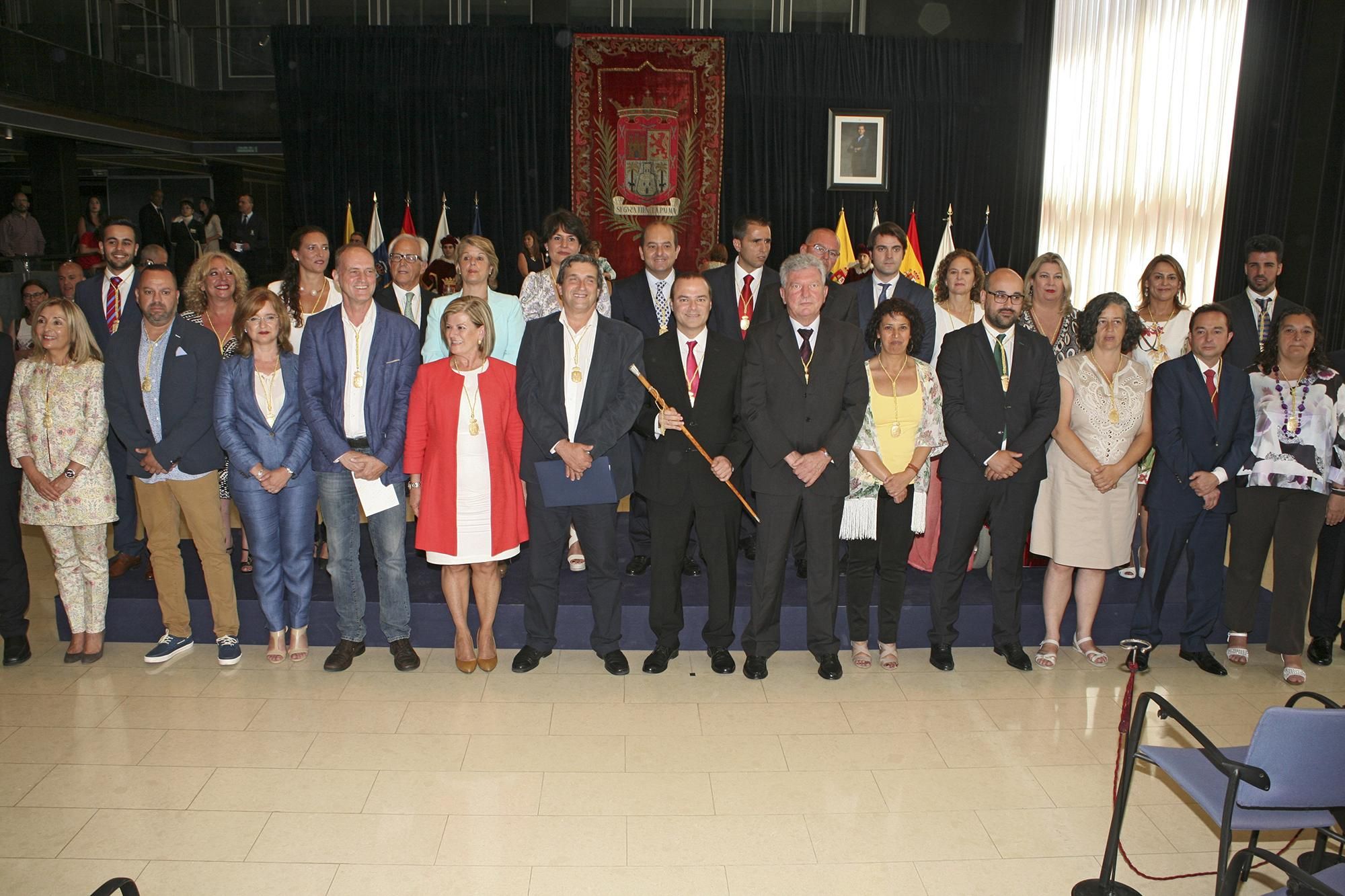 Ceremonia de investidura del Ayuntamiento de Las Palmas de Gran Canaria. (Foto: Alejandro Ramos).