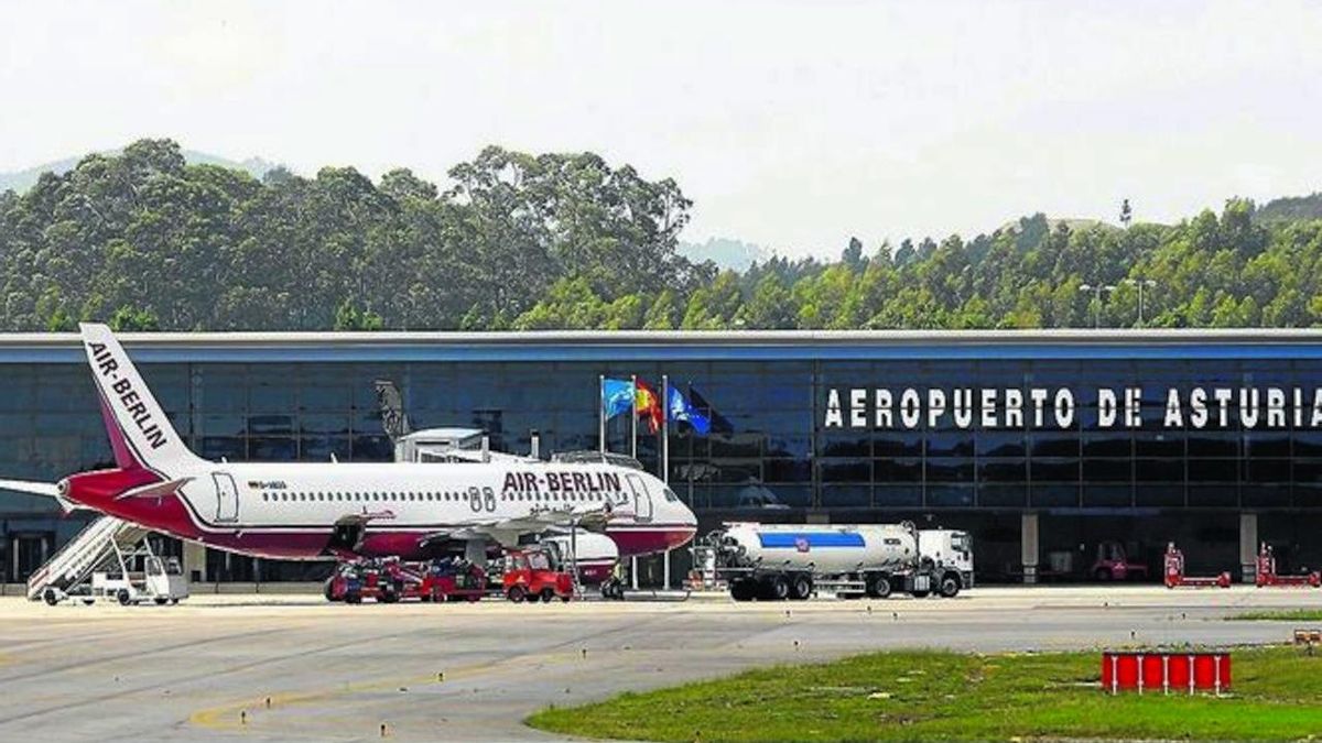 Imagen del aeropuerto del Principado de Asturias, archivo.