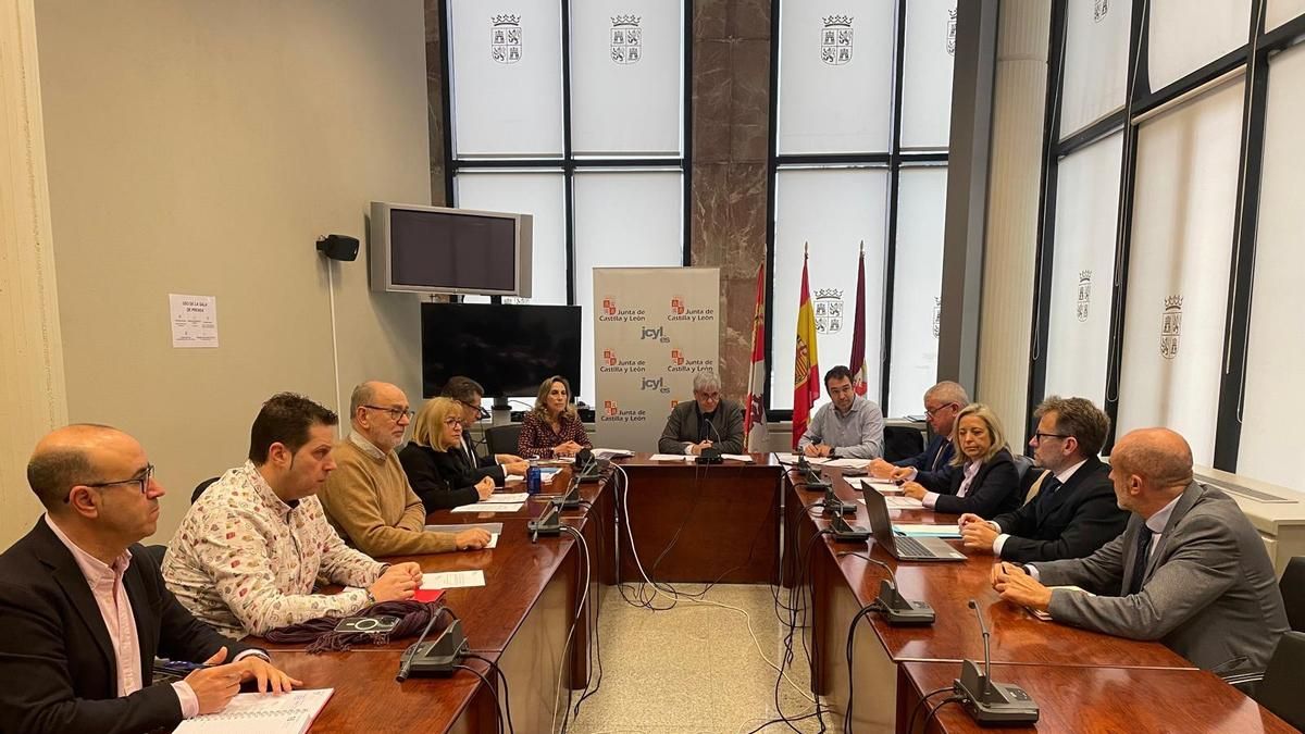 Reunión del Consejo de Salud del área de León.