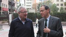 El exalcalde de Murcia, Miguel Ángel Cámara, junto al expresidente de la RegiónRamón Luis Valcárcel