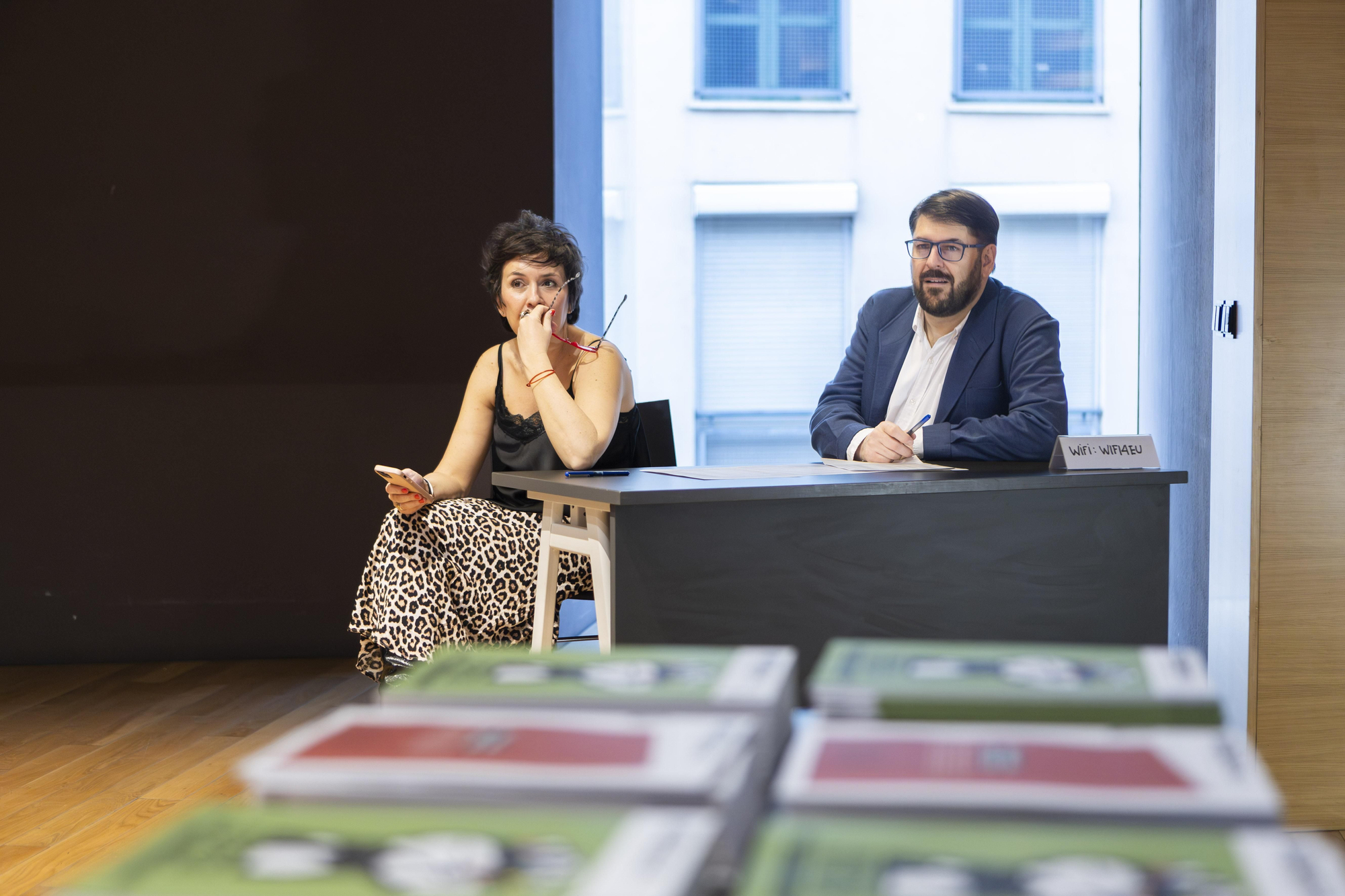 Los compañeros de Rioja2, Laura Olave y Guillermo Aisa