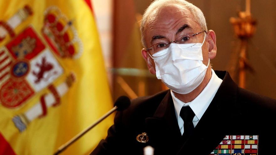 El almirante que desmontó la ocurrencia de Vox de imponer un bloqueo naval en Canarias, nuevo jefe del Estado Mayor de la Defensa