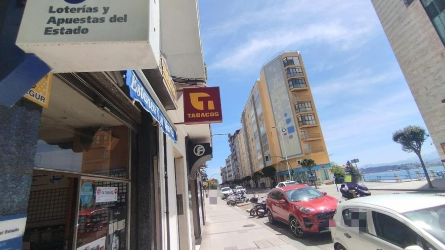 Despacho receptor de Loterías donde se ha dispensado el boleto acertante.