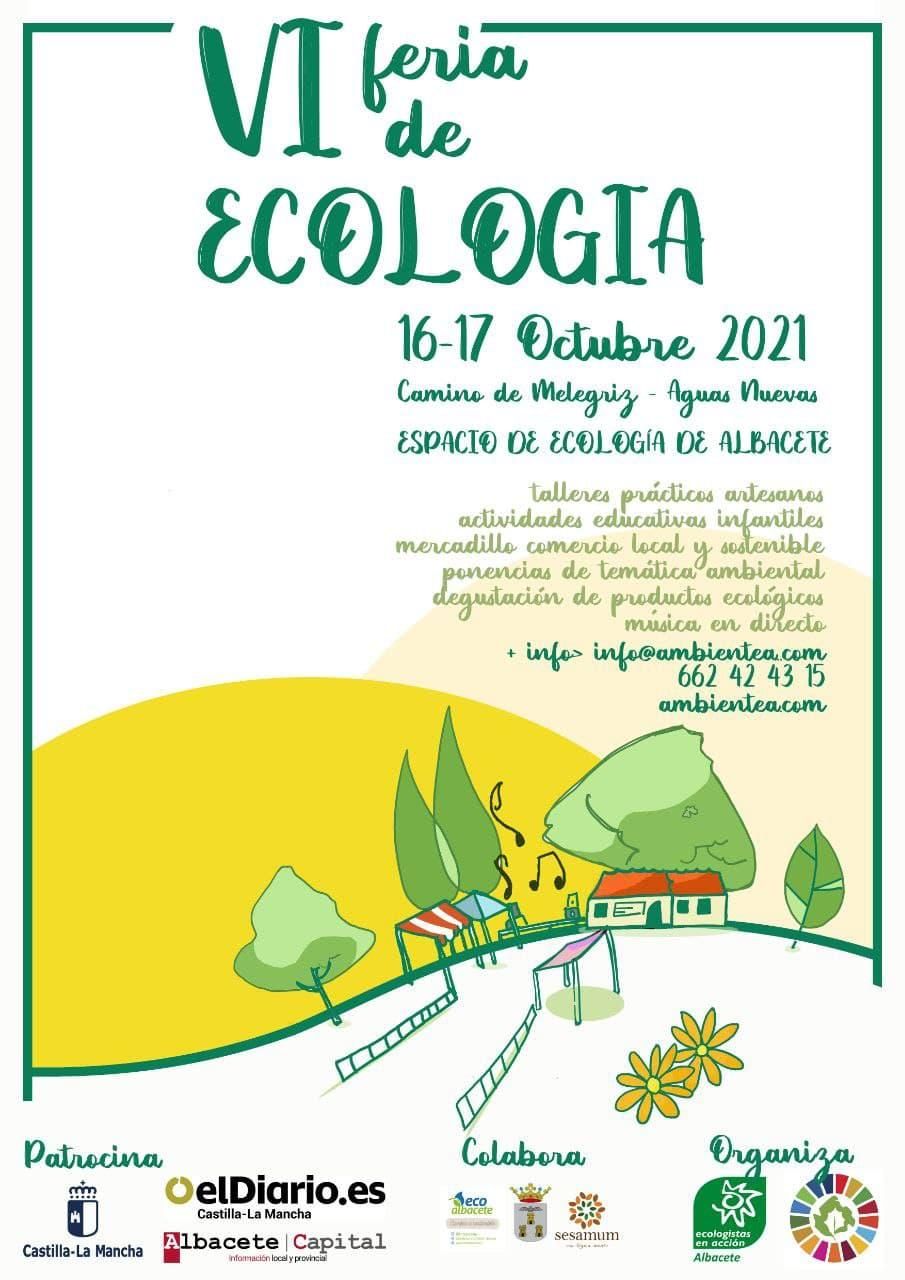 Cartel de la VI Feria de Ecología de Albacete