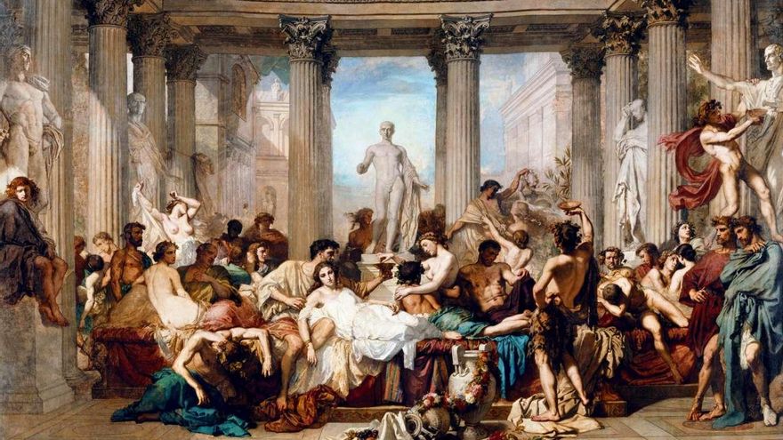 La imagen de romanos vomitando en los banquetes no encaja con lo que dicen las fuentes históricas