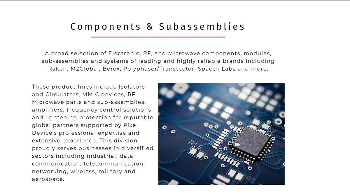 La página de Pixel Devices, ya retirada de los servidores, señalaba a la industria militar como uno de sus potenciales clientes.
