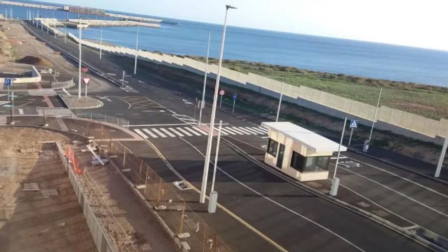 Zona de acceso al Puerto de Granadilla.
