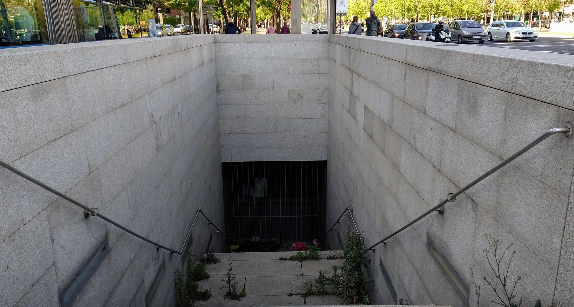 Una de las entradas al pasadizo de Colón
