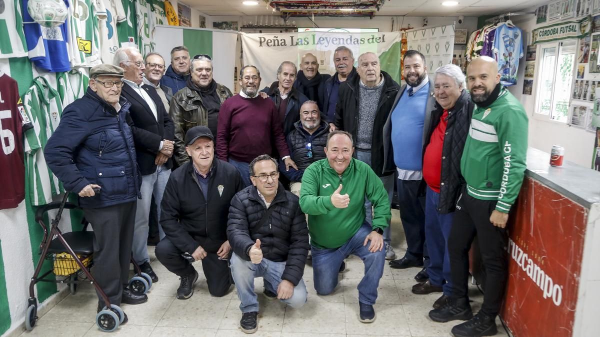 Homenaje a Pepín en la Peña Leyendas del Córdoba CF