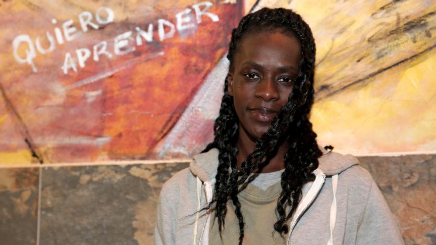 La actriz Diarra Diouf. Foto: Alejandro Ramos.