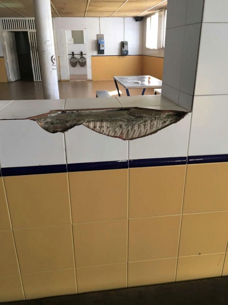 Imagen cedida del interior del CIE de Aluche.