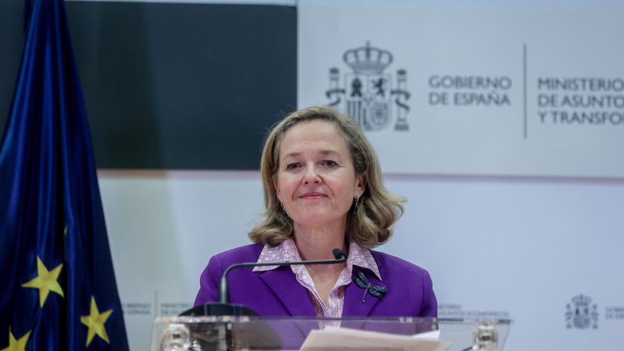 La vicepresidenta primera y ministra de Asuntos Económicos y Transformación Digital, Nadia Calviño.