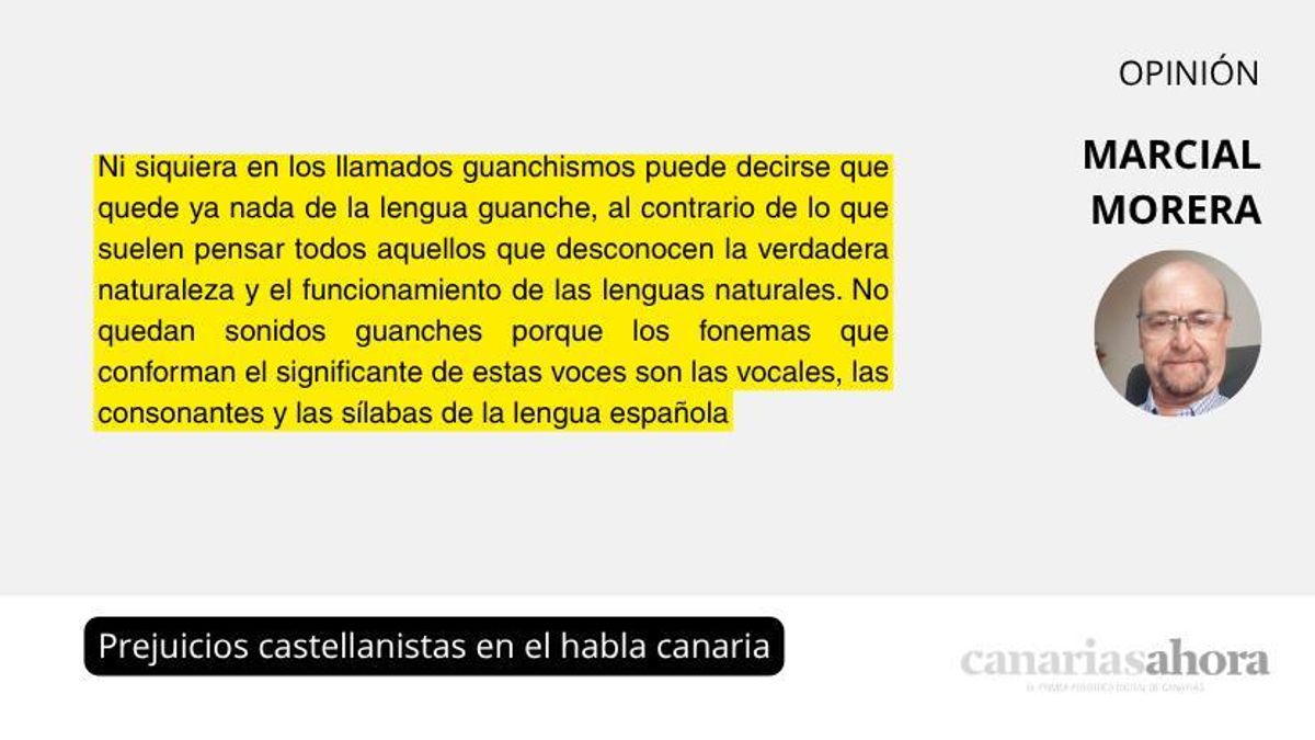 Prejuicios castellanistas en el habla canaria