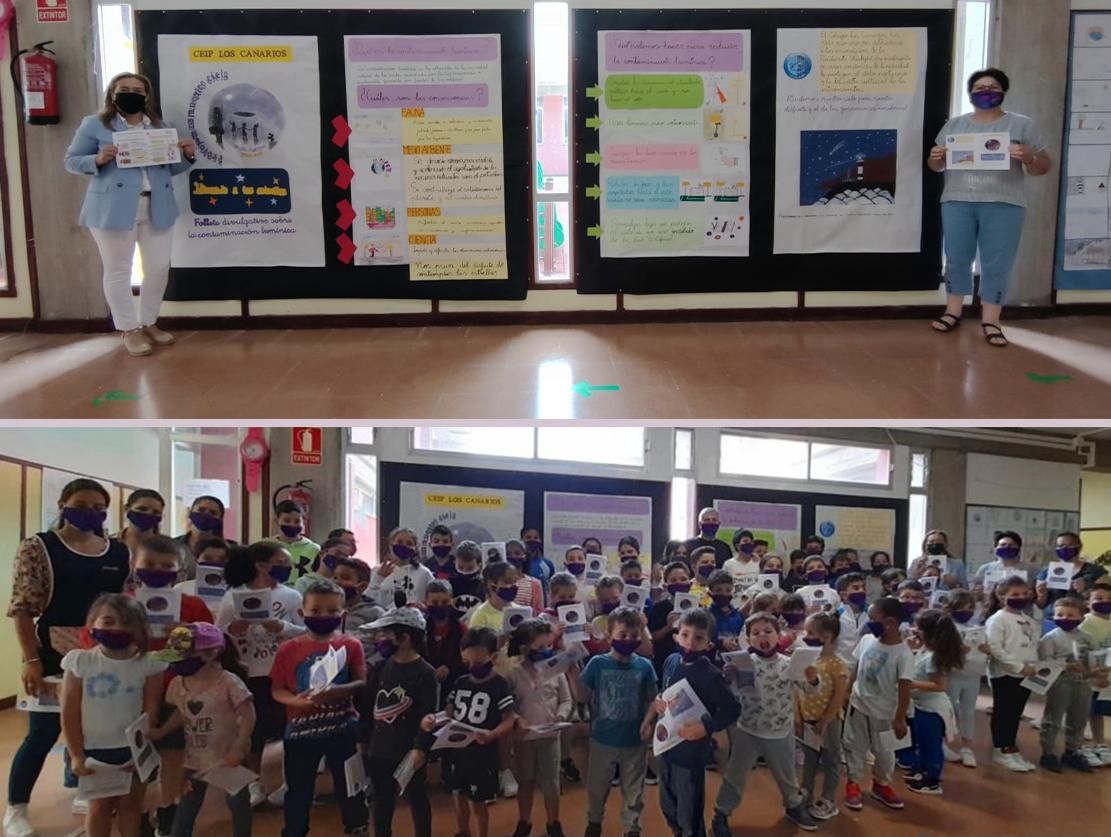 Comunidad educativa del CEIP Los Canarios.