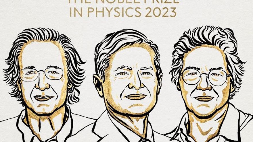 Premio Nobel de Física para tres científicos por mejorar el estudio de electrones