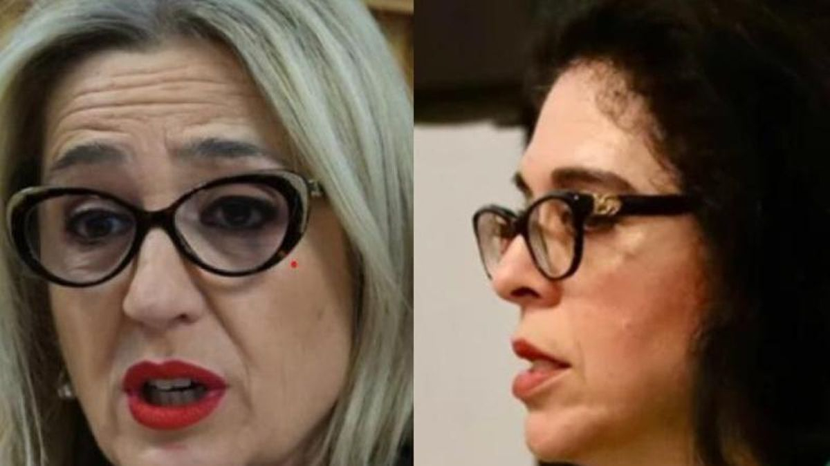 Inés Cañizares (Vox) y Marisol Illescas (PP) durante el pleno