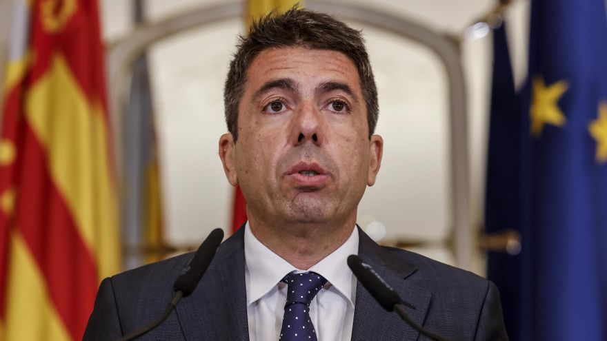 El president de la Generalitat Valenciana, Carlos Mazón.