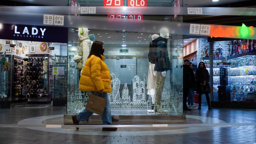 Imagen de un centro comercial en Rusia.