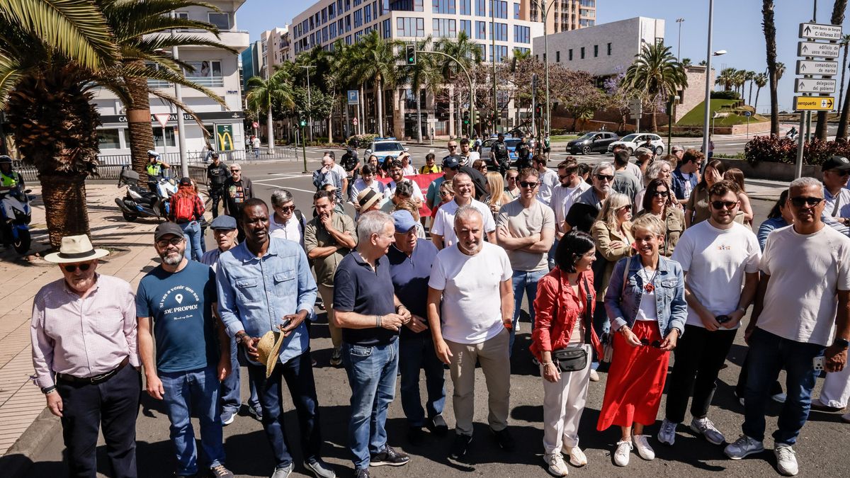 Manifestación del 1 de mayo en Las Palmas de Gran Canaria.