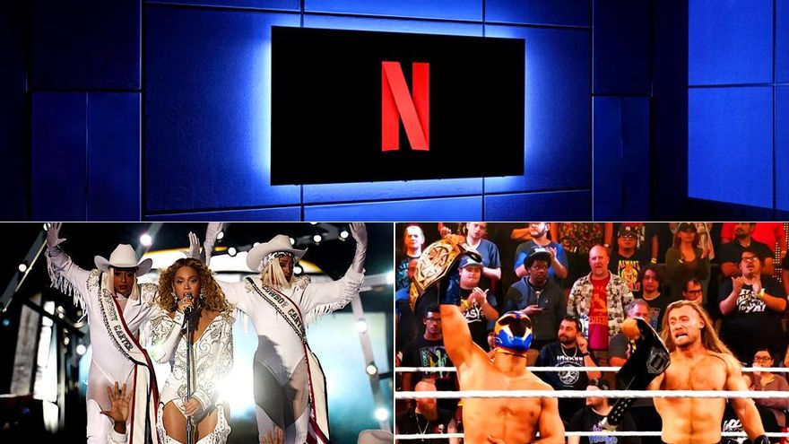 Netflix intensifica su apuesta por el directo: del 'Christmas Day' de la NFL y la WWE en Barcelona, a todo lo que viene