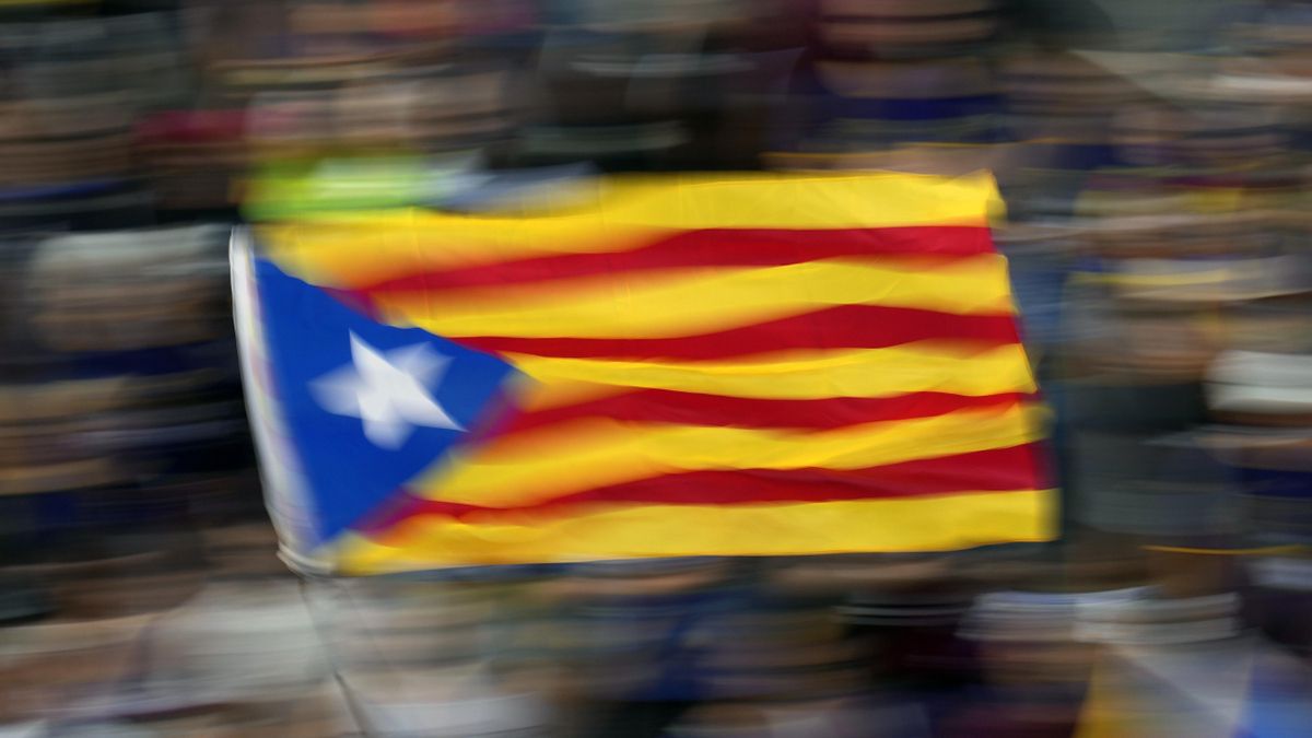 Estelada en la Diada de 2023.