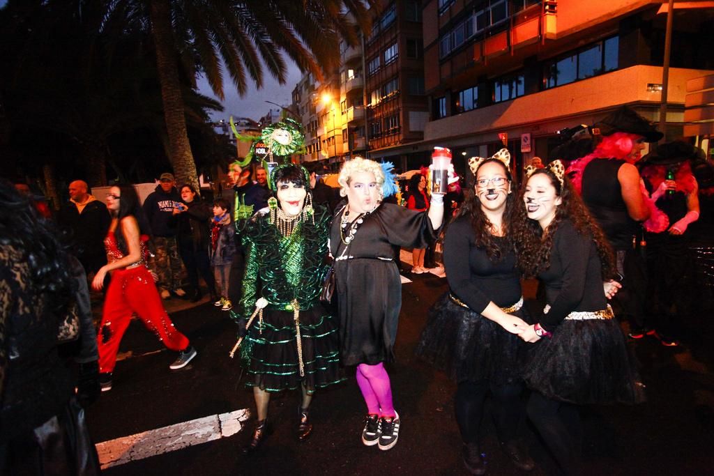 Entierro de la sardina del Carnaval de Las Palmas de Gran Canaria. FOTO: lpacarnaval