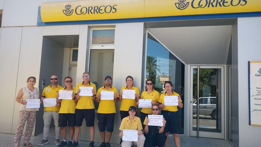 CSIF apoya a la plantilla de Correos en La Carlota en su denuncia por falta de personal y de organización