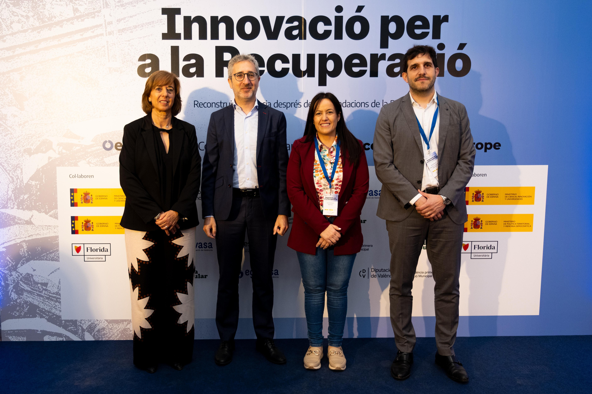 Mercedes Herrero, Arcadi España, Lorena Silvent y Sergi Pitarch.