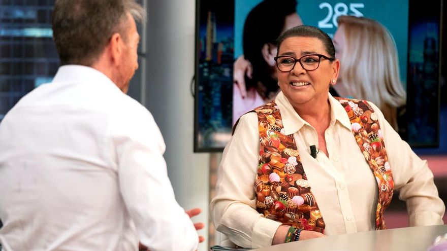 Pablo Motos preguntó e insistió a María del Monte sobre el robo en su casa, pese a la reticencia de ella: "De eso no hablo"