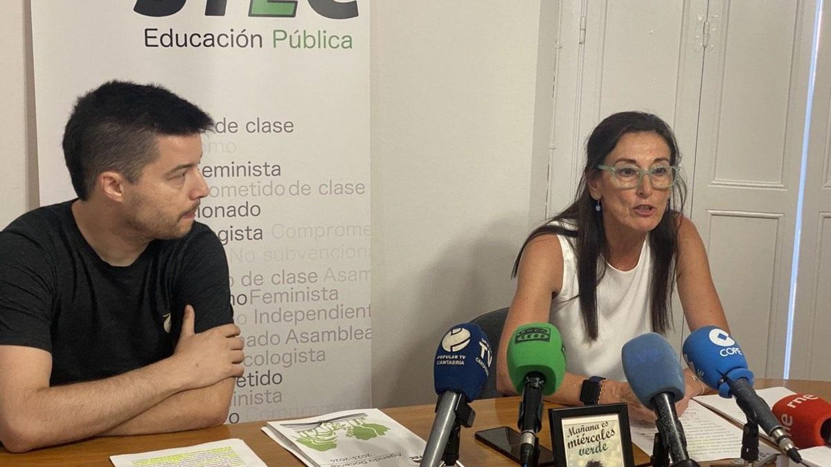 Diego San Miguel y Miluca Berberana, del STEC