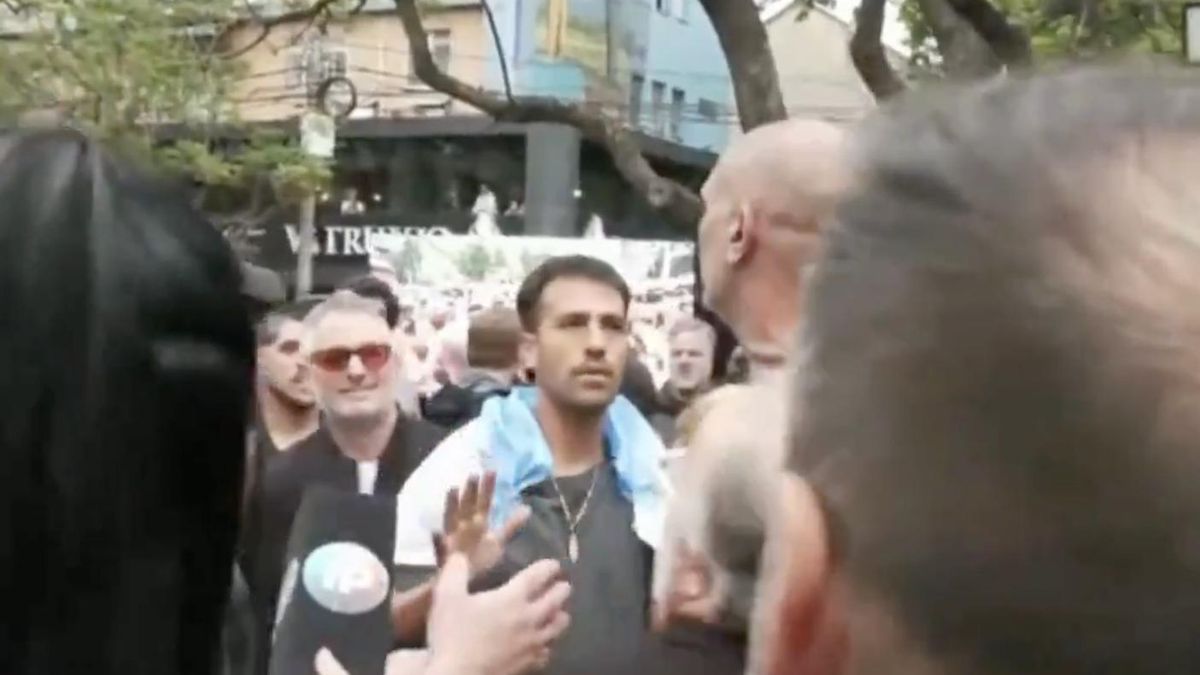 Incidentes en la previa del acto de Milei en Tres de Febrero
