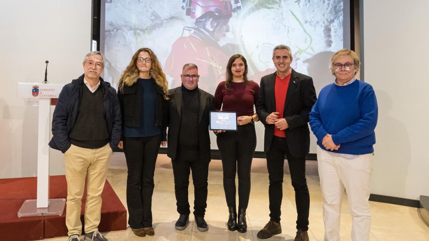 Presentación de la app de realidad aumentada sobre el arte parietal de la cueva de Hornos de la Peña.