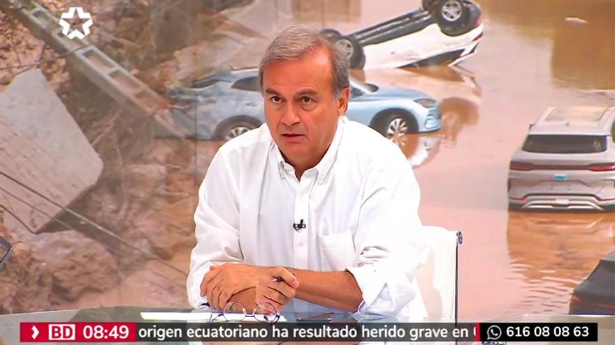 Un tertuliano de Telemadrid llama "rata miserable" a Pedro Sánchez y le acusa de buscar "rédito político" con la DANA