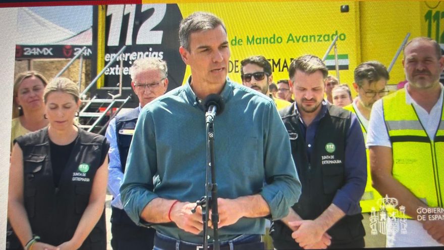 Guardiola pide al Gobierno revisar la normativa y reforzar la prevención tras los incendios en Extremadura