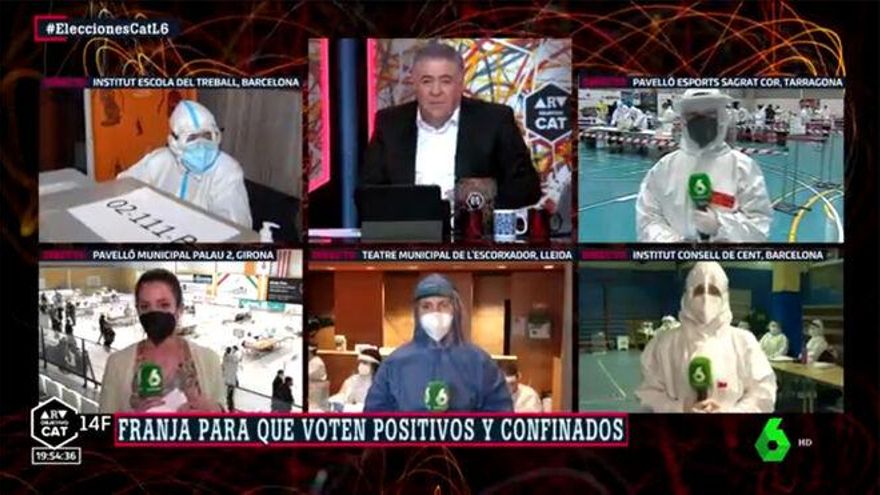 El especial de laSexta, con los reporteros con EPIs