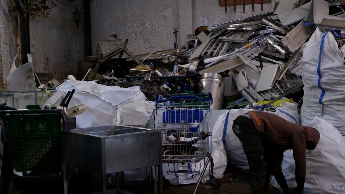 El interior de uno de los almacenes