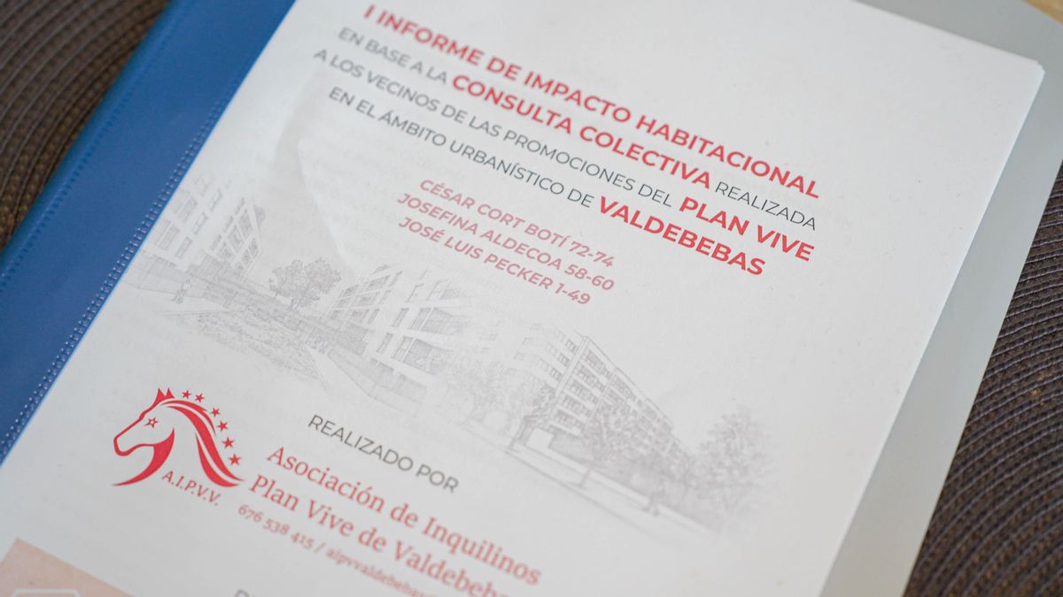 Dossier que han preparado los vecinos con las quejas por la situación del Plan Vive
