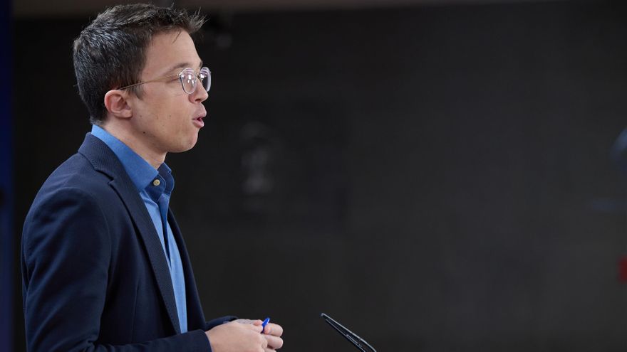 El portavoz de Sumar y  líder de Más País, Iñigo Errejón
