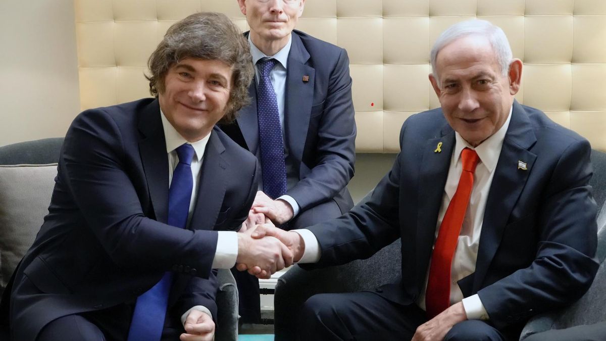 Milei y Netanyahu.