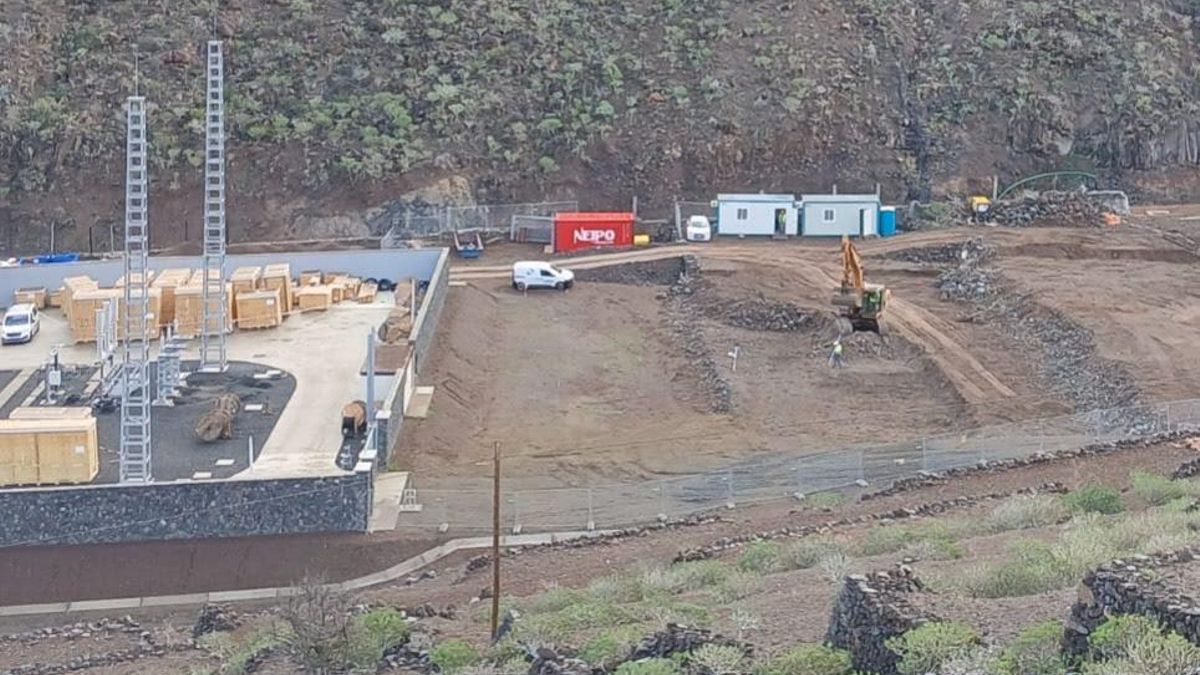 Enclave de la nueva subestación La Gomera.