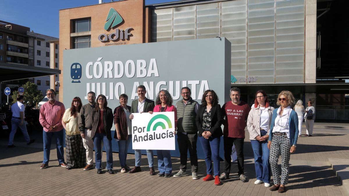 Presentación de la candidatura de la coalición Por Andalucía al Parlamento Andaluz por Córdoba