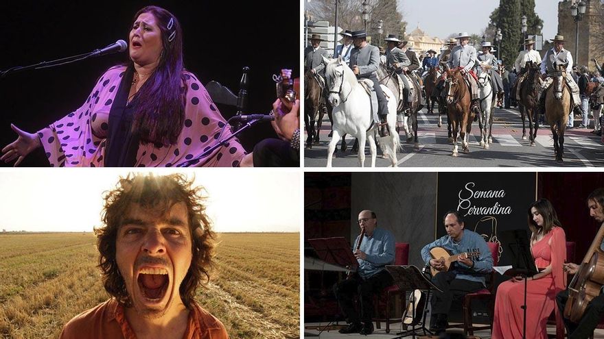 Marcha hípica, música y comedia para un finde marcado por el Día de Andalucía