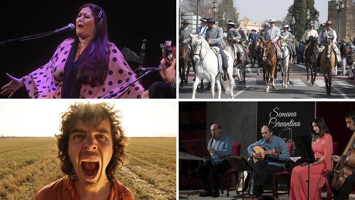 Marcha hípica, música y comedia para un finde marcado por el Día de Andalucía