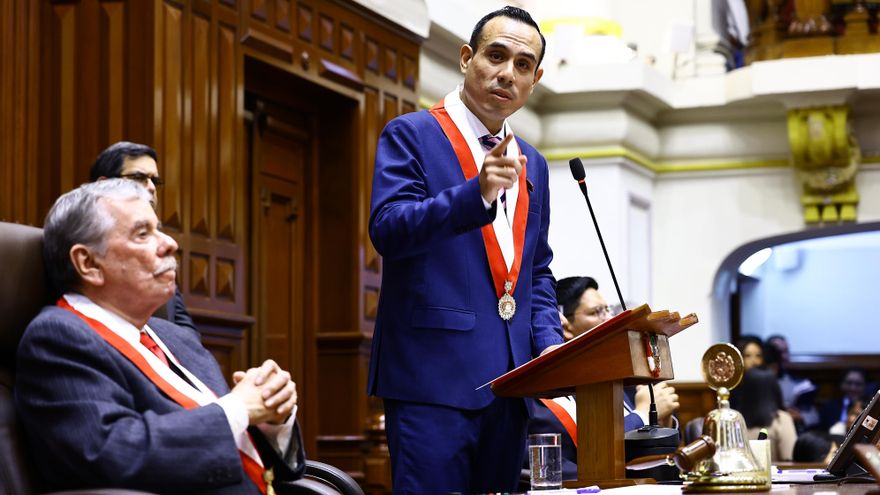 Legislador José Jerí es elegido presidente del Congreso de Perú pese a denuncias
