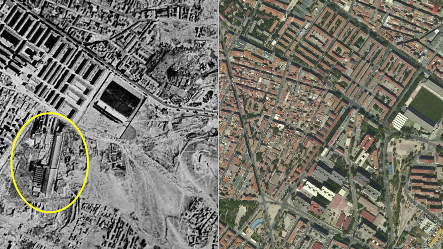 Fábrica de ladrillos en la actual calle Antonio Folgueras