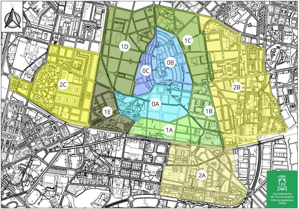 El nuevo mapa de la OTA en Vitoria